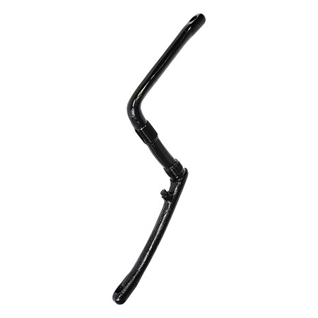Bicycle Crank Arms 6-1/2" One-Piece Forged Steel Black